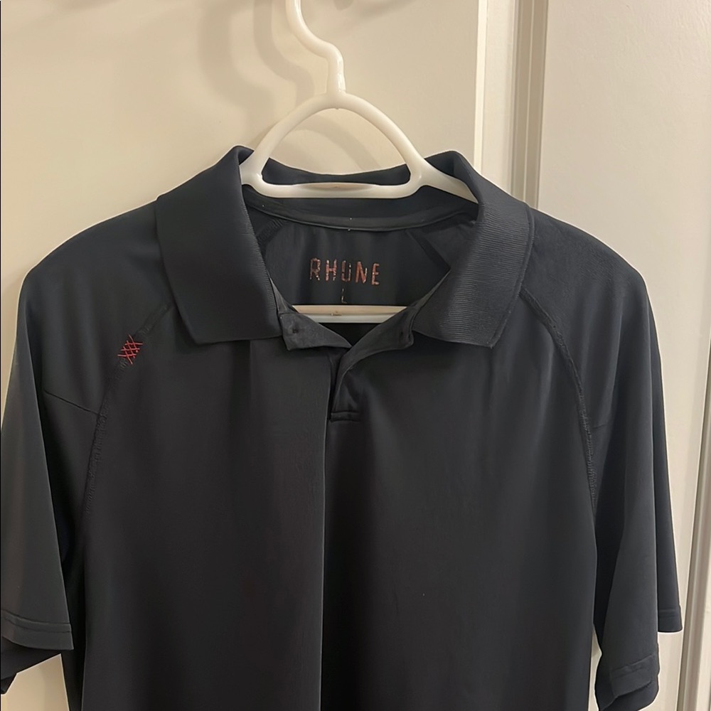 Rhone Black Polo Shirt